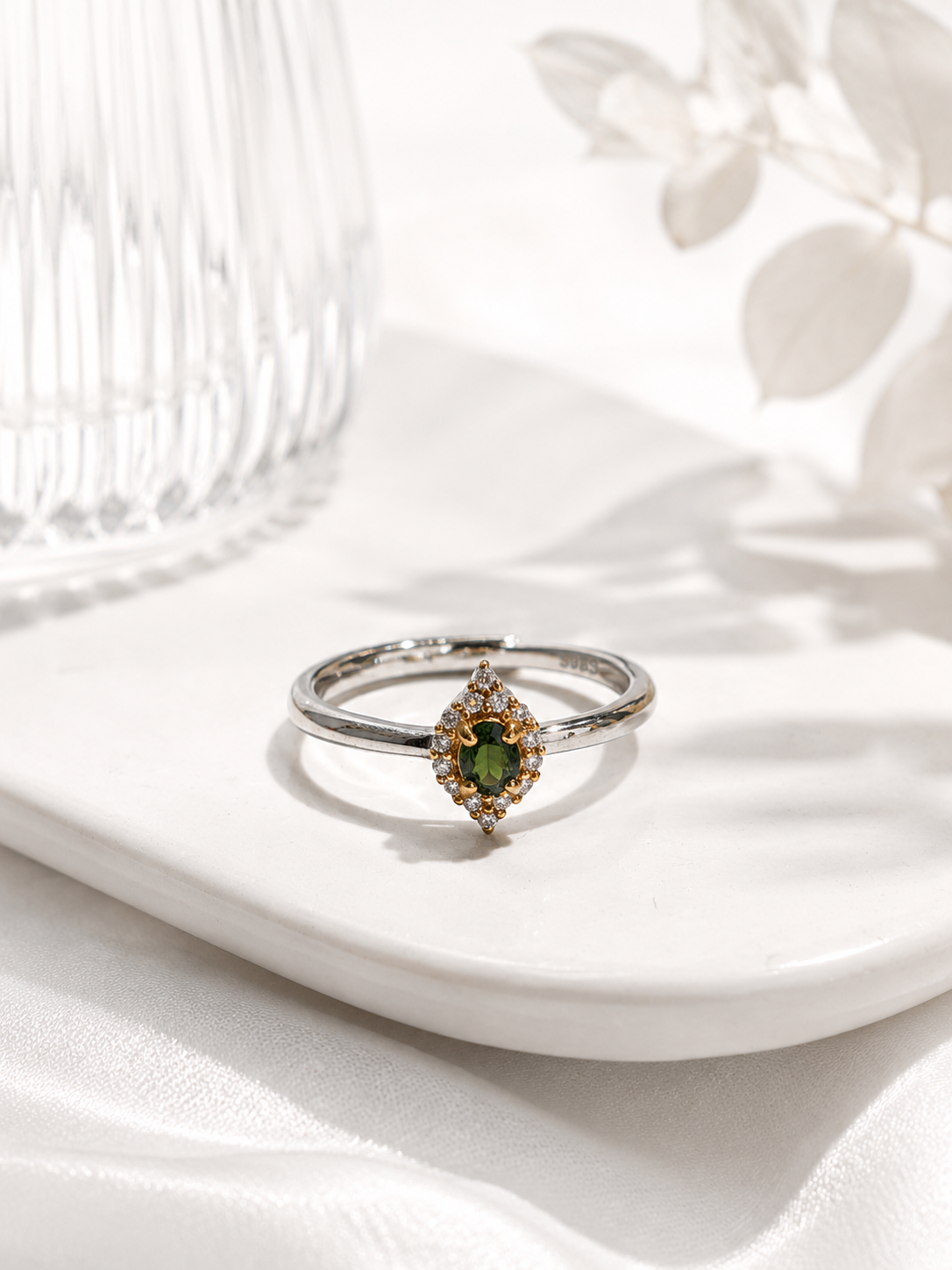 守護──透輝石戒指